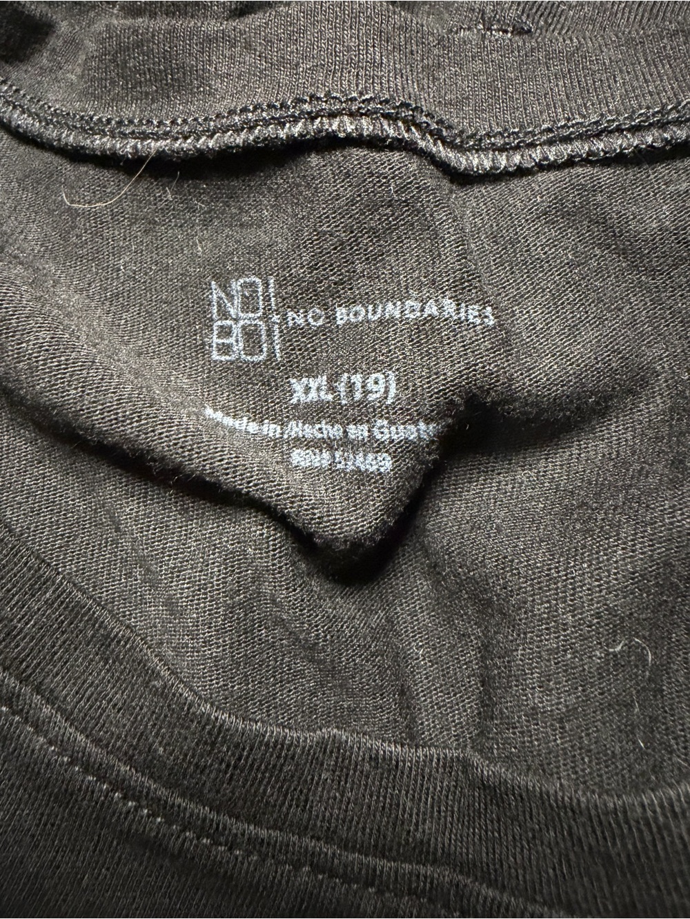 No Boundaries Women Short Sleeve Tees - Gray, Pink, Black - Picture 4 of 7